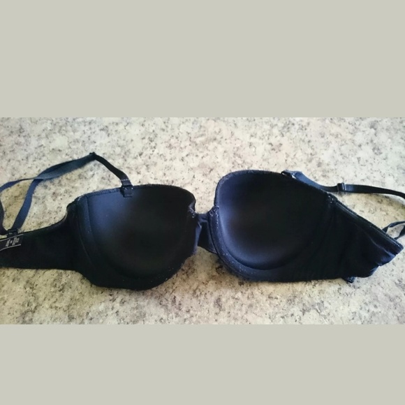 Victoria's Secret Black Lace Overlay Bra 34B - Picture 5 of 6